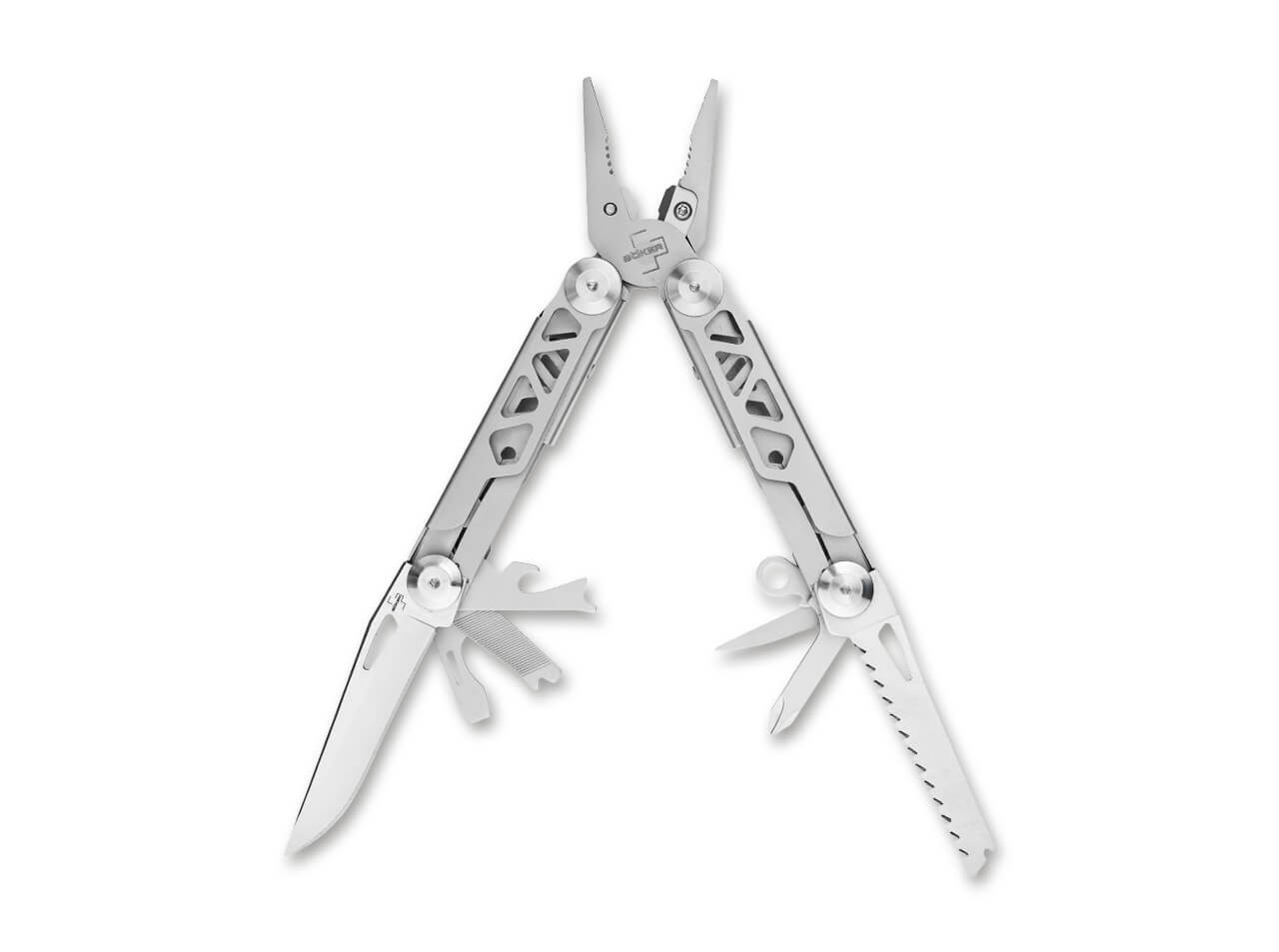 Boker Plus Specialist Pro Multi-Tool, Stainless Steel Handles, Nylon Sheath