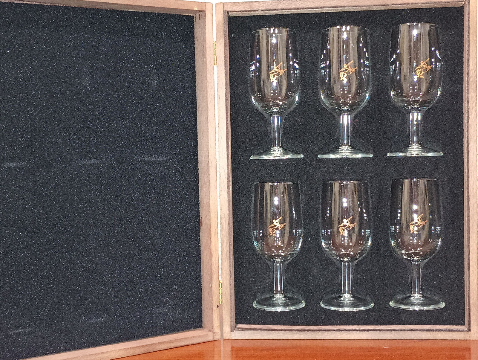Vintage Remy Martin Fine Champagne Cognac Glasses Box Set of 6
