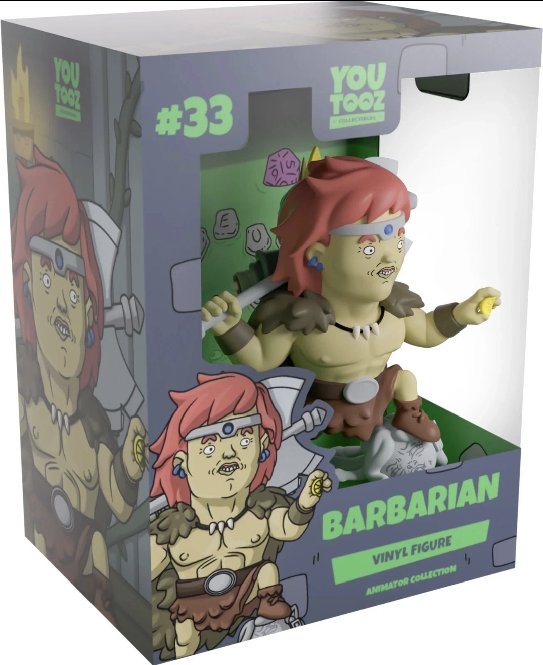 Dungeon Soup Chaotic Good Barbarian New Sealed US Original Youtooz Vinyl Figure Dungeon Soup Chaotic Good Barbarian New Sealed US Original Youtooz Vinyl Figure