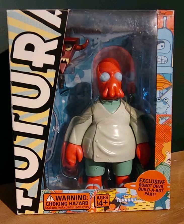 Dr Zoidberg - Futurama -Action Figure - Toynami - Series 1 - Mint in Box -2007 