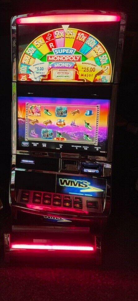 WILLIAMS BLUEBIRD 2 MONOPOLY HOT DAYS OR COOL NIGHTS OLED WMS BB2E SLOT MACHINE 