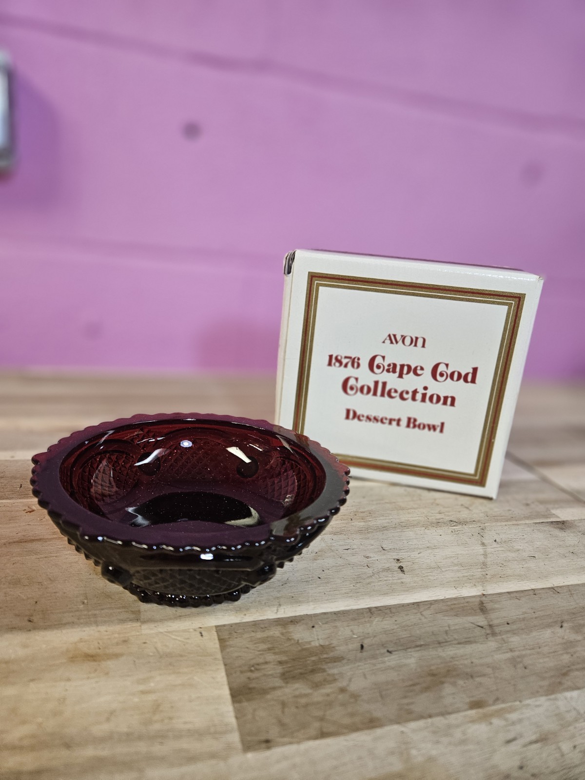 Avon 1876 the Cape Cod Collection Dessert Bowl In Orginal Box