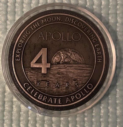 NASA Apollo 13 40th Anniversary Coin/Medallion Contains SPACE FLOWN Material