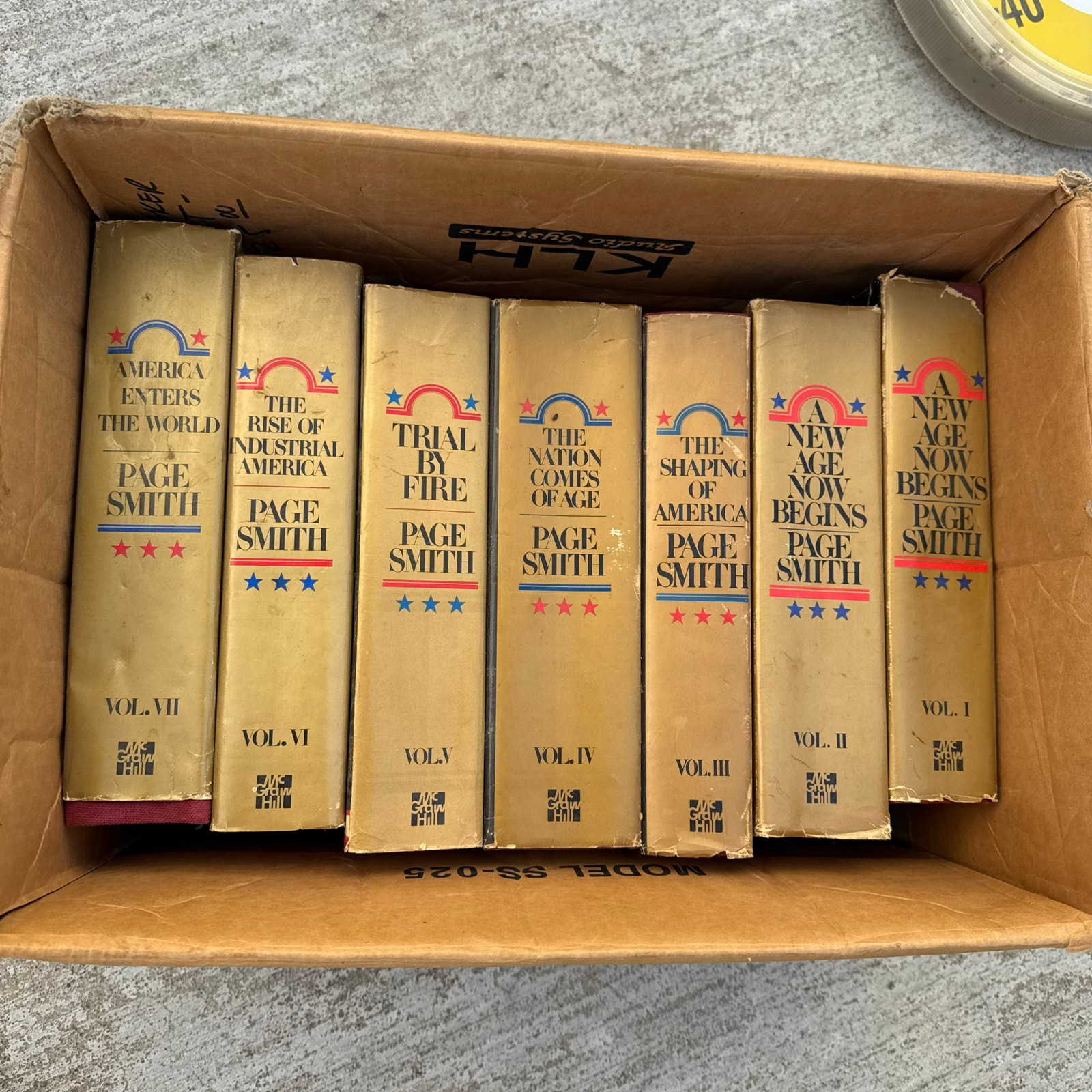 A People's History of the United States Volumes 1-7 Partial Set By Page Smith A People's History of the United States Volumes 1-7 Partial Set By Page Smith