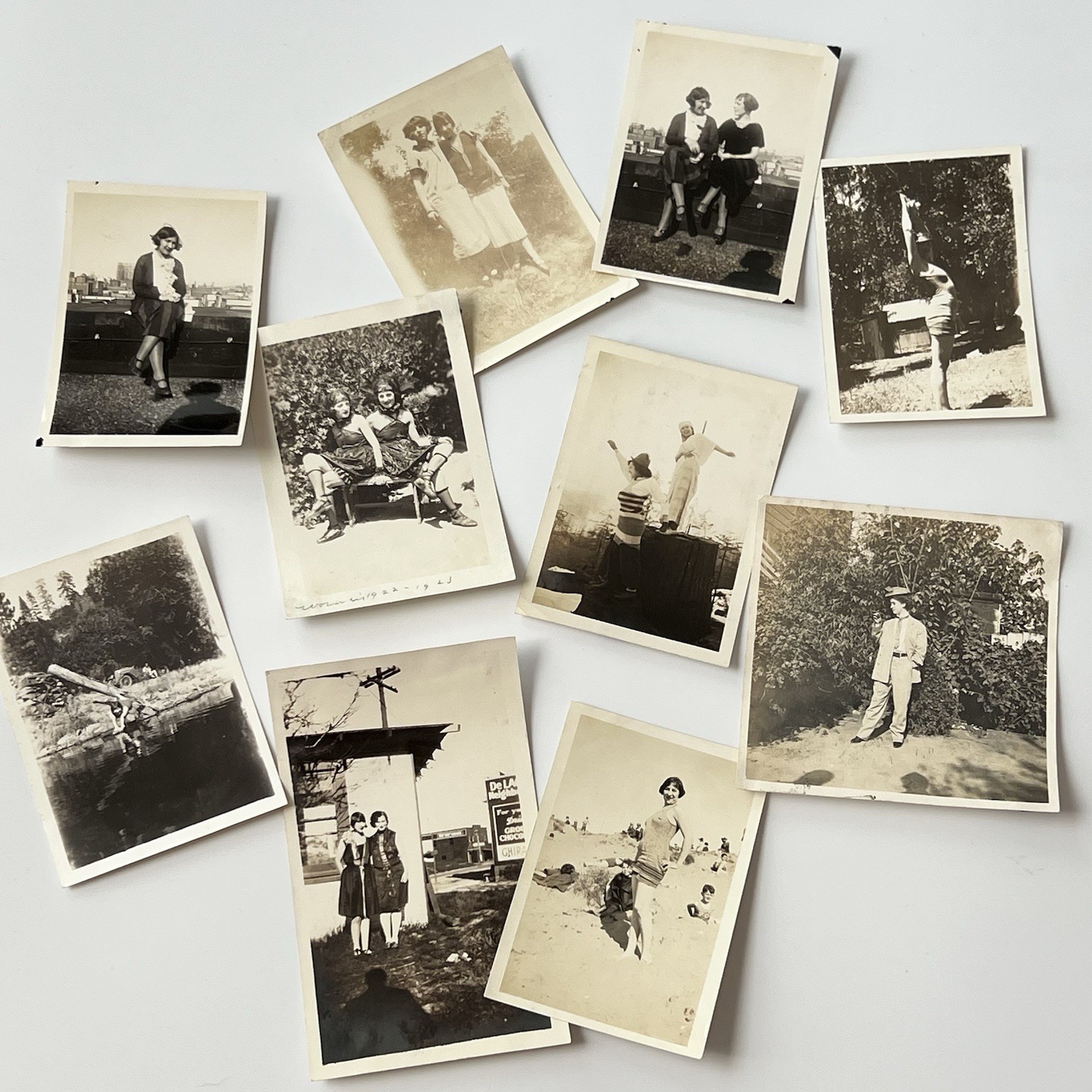 Antique Snapshot Photograph Beautiful Women Sapphic Lesbian Int Pals Swimsuit