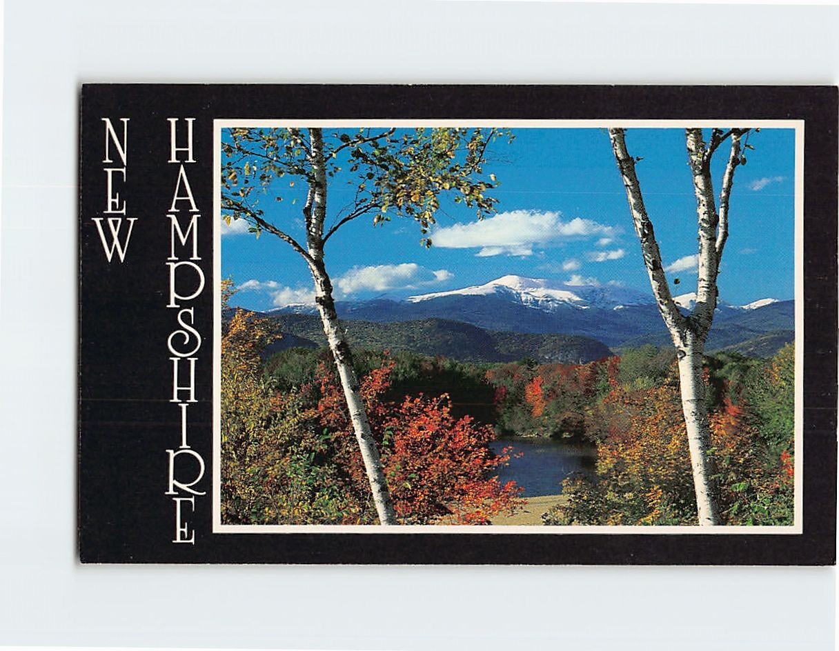 Postcard Mt. Washington and Saco River Conway New Hampshire USA