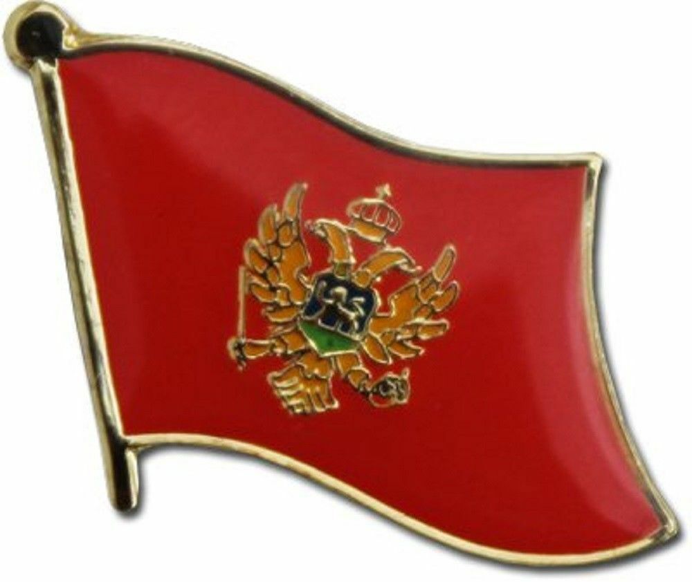 Montenegro Country Flag Bike Motorcycle Hat Cap lapel Pin