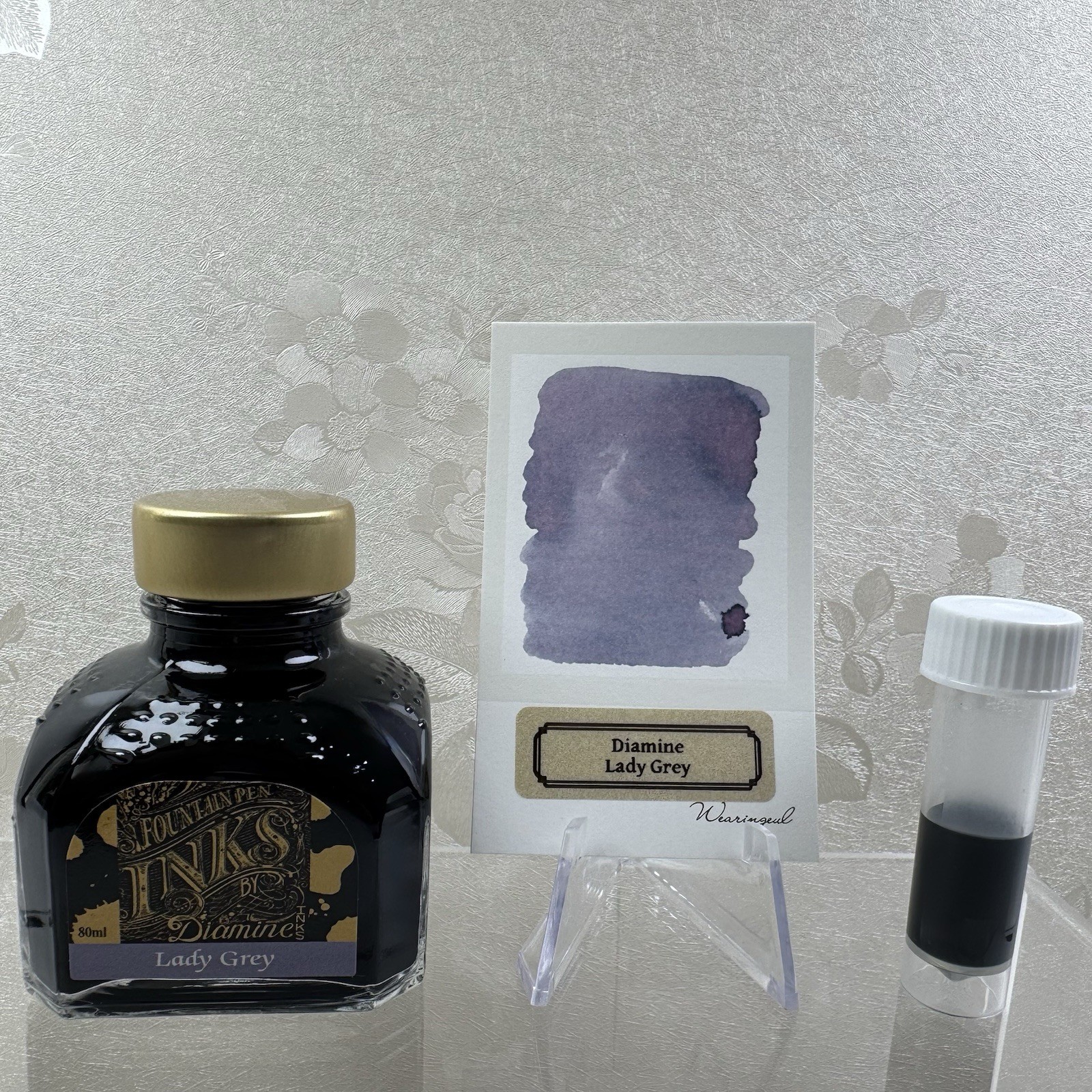 Fountain Pen Ink Samples Diamine Lady Grey  (3mL)
