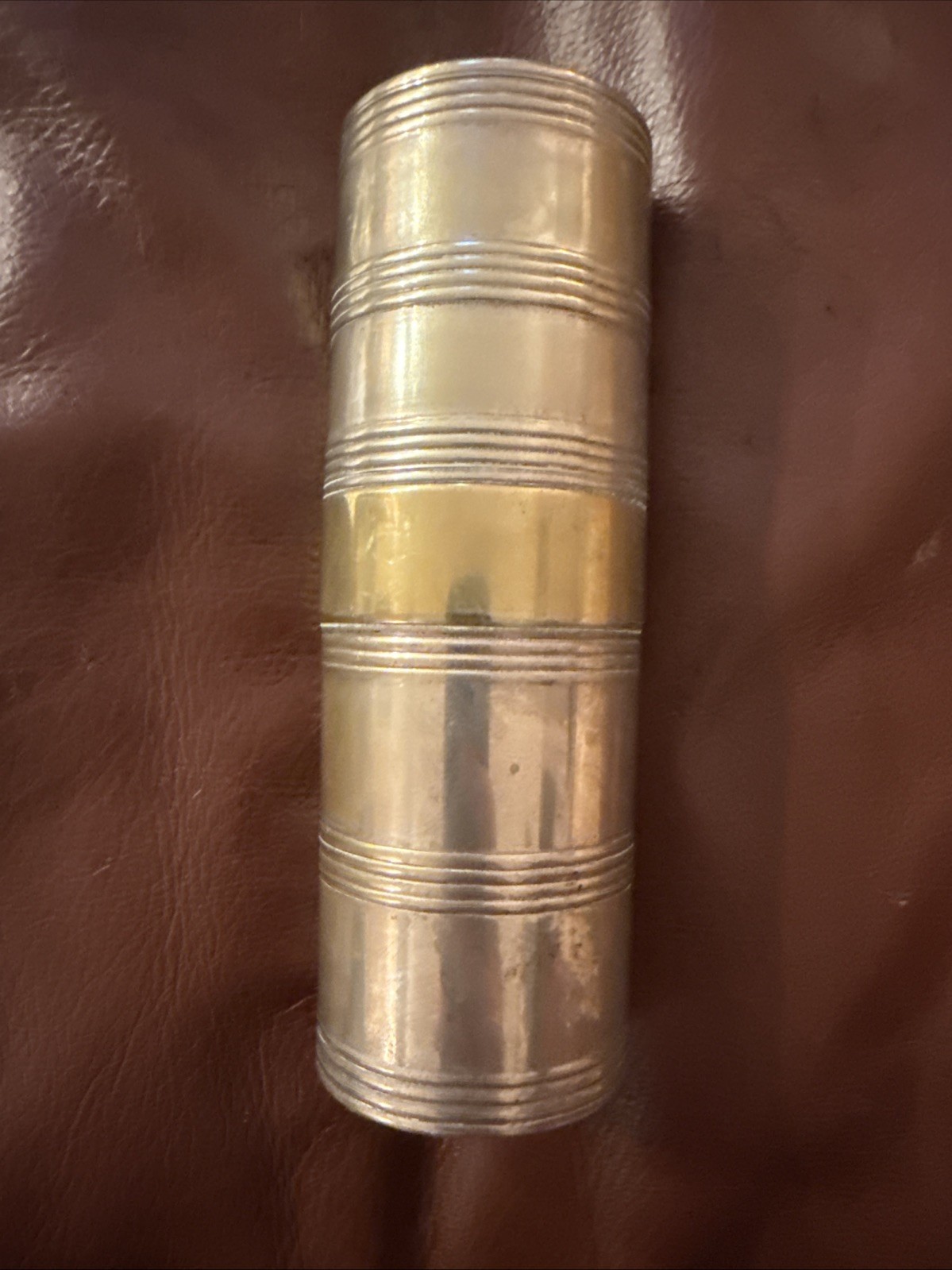 Parks London Silver Plate Fragrance Perfume Bottle Holder.  Rare Vintage