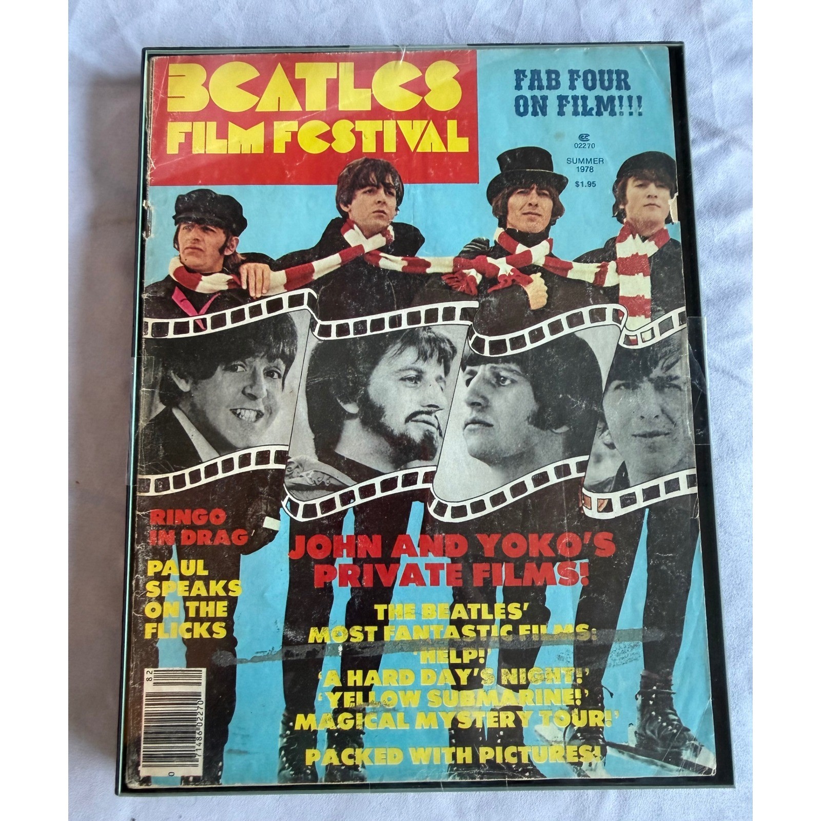 Vintage Beatles Film Festival Magazine Summer 1978 Fab Four On Film John Paul