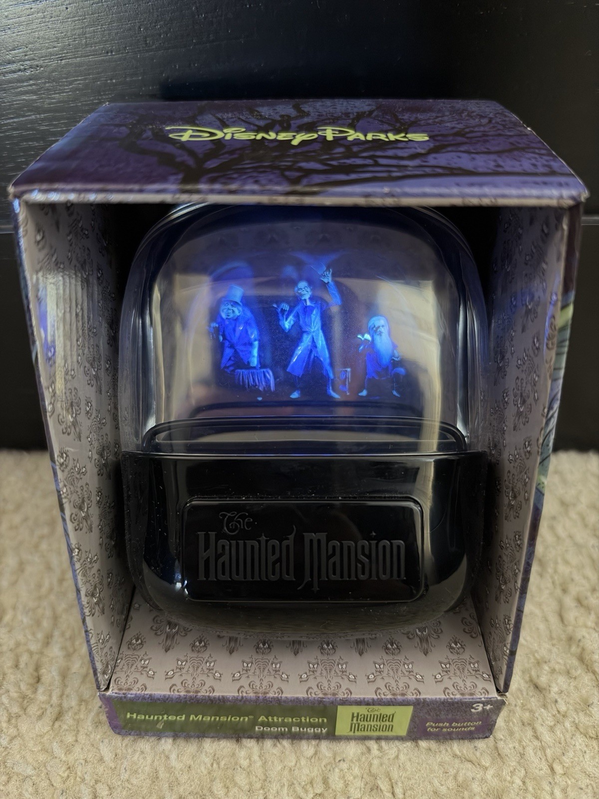 Disney Parks Haunted Mansion Talking Light Up Doom Buggy Hitchhiking Ghosts