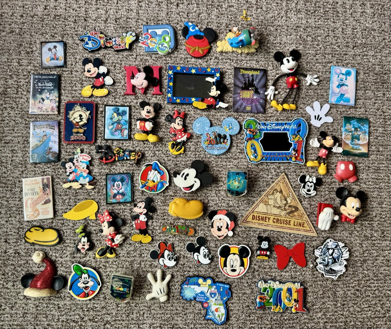 HUGE Lot of 50+ Disneyland Disney Fridge Magnets Goofy Mickey Minnie Mouse Clip HUGE Lot of 50+ Disneyland Disney Fridge Magnets Goofy Mickey Minnie Mouse Clip