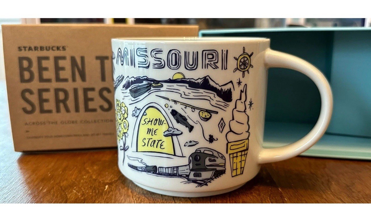 Starbucks Missouri Been There Series Ceramic Coffee Mug Cup14 Oz NIB