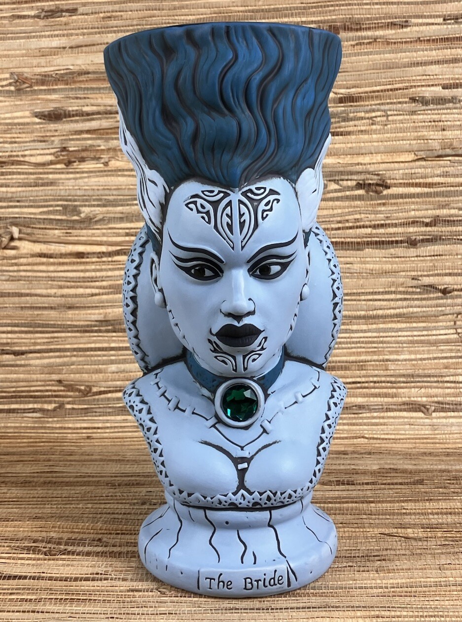 Tropical Bride of Frankenstein Tiki Mug Tiki Farm Big Toe 10.75