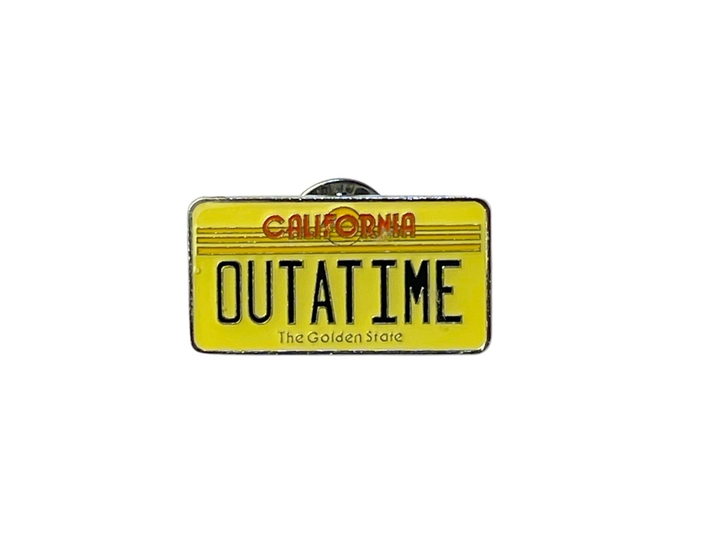 Back To The Future Funko Pin California Outatime License Plate Enamel NEW