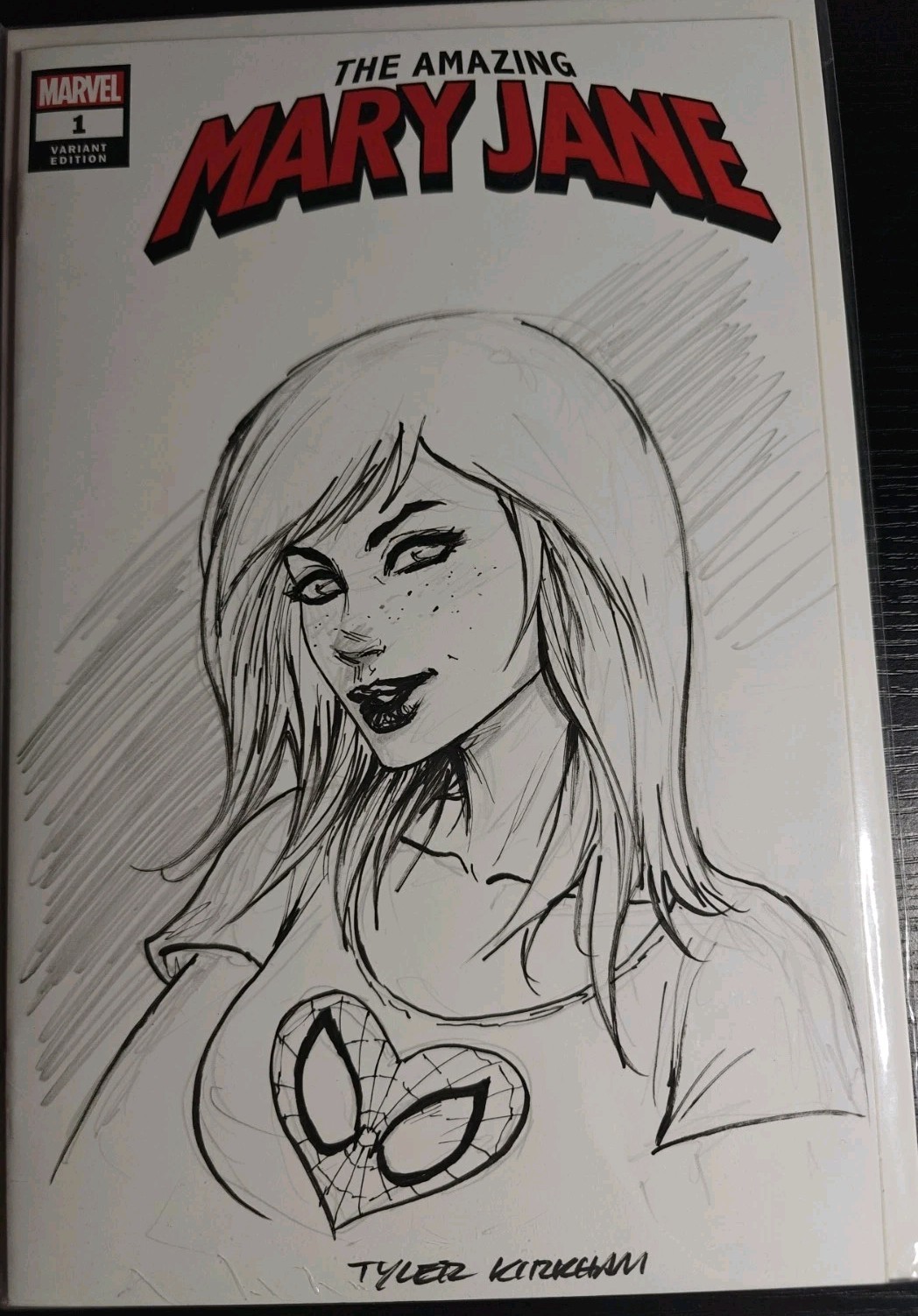 Tyler Kirkham The Amazing Mary Jane #1  MJ Sketch  Original Art