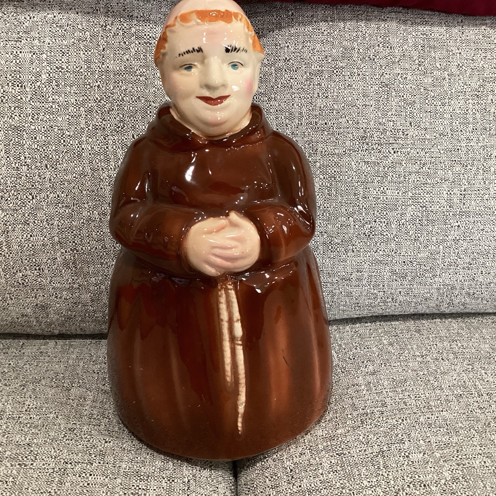 Vintage Large 14” Monk Bank