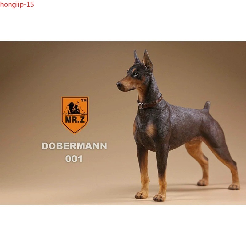 In Stock Doberman Pinscher Dog 1/6 Animal Model For 12in Action Figure Car Decor