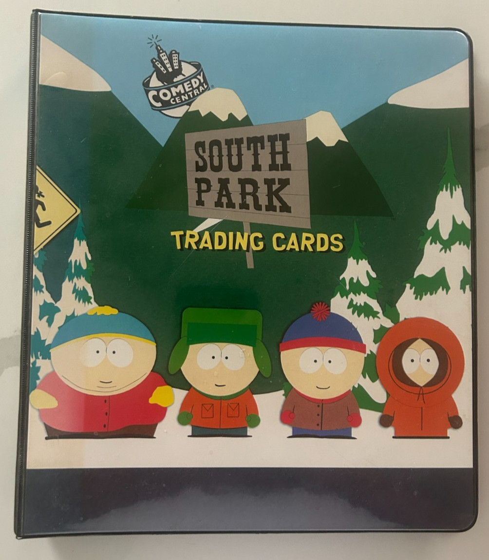 1998 Comic Images South Park Complete 1-70 Set +Binder + Rare Uncut Sheet 1998 Comic Images South Park Complete 1-70 Set +Binder + Rare Uncut Sheet
