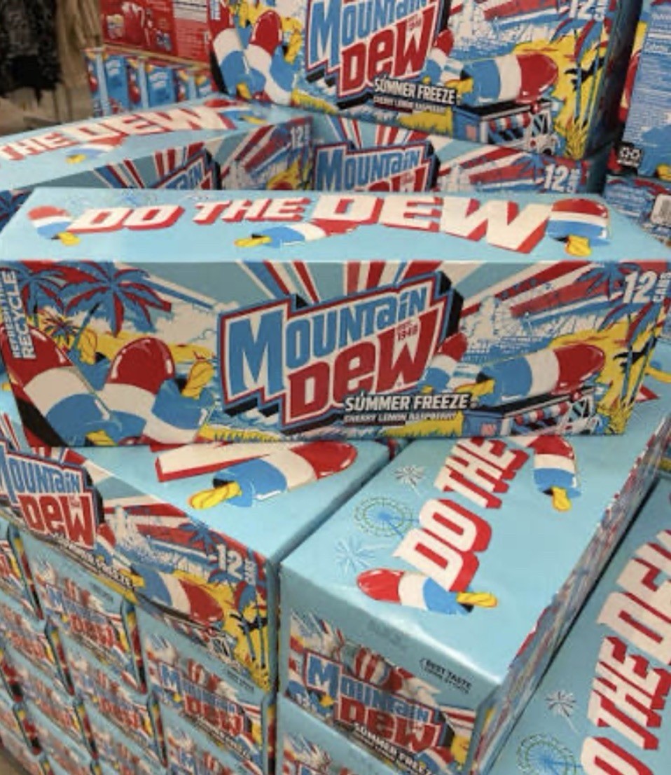 Mountain Dew Summer Freeze - Limited Edition 12 Pack 12 Oz Cans