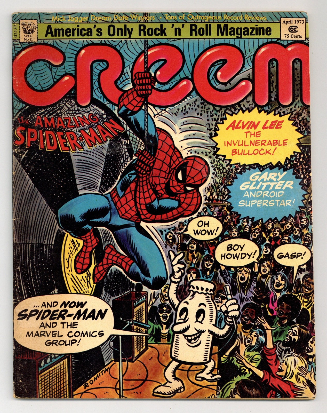 Creem Vol. 4 #11 GD/VG 3.0 1973
