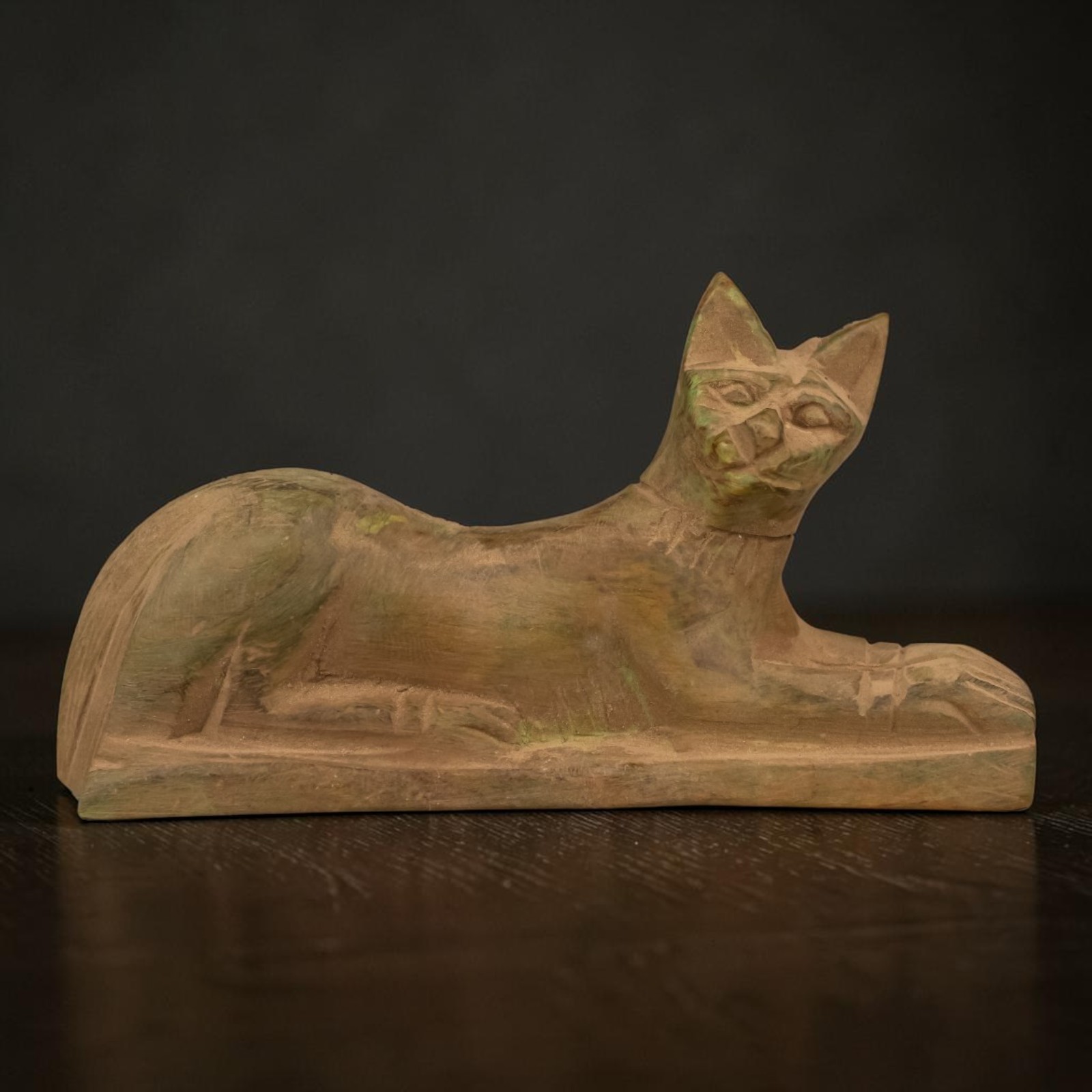 Rare Ancient Egyptian Bastet Crafts Goddess Unique Statue Pharaonic Antique BC
