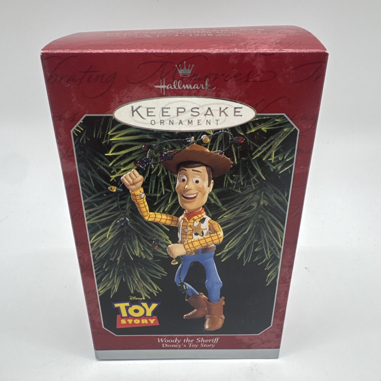 Hallmark 1998 Woody The Sheriff Disney Toy Story Ornament QXD4163 NEW