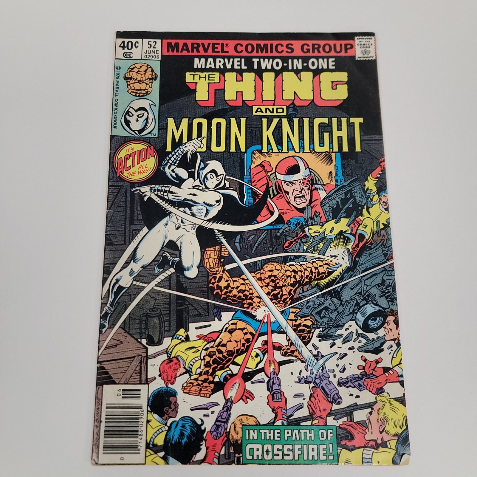 Marvel Two-In-One #52 Moon Knight The Thing Bronze Age 1979 Comic Book Newsstand