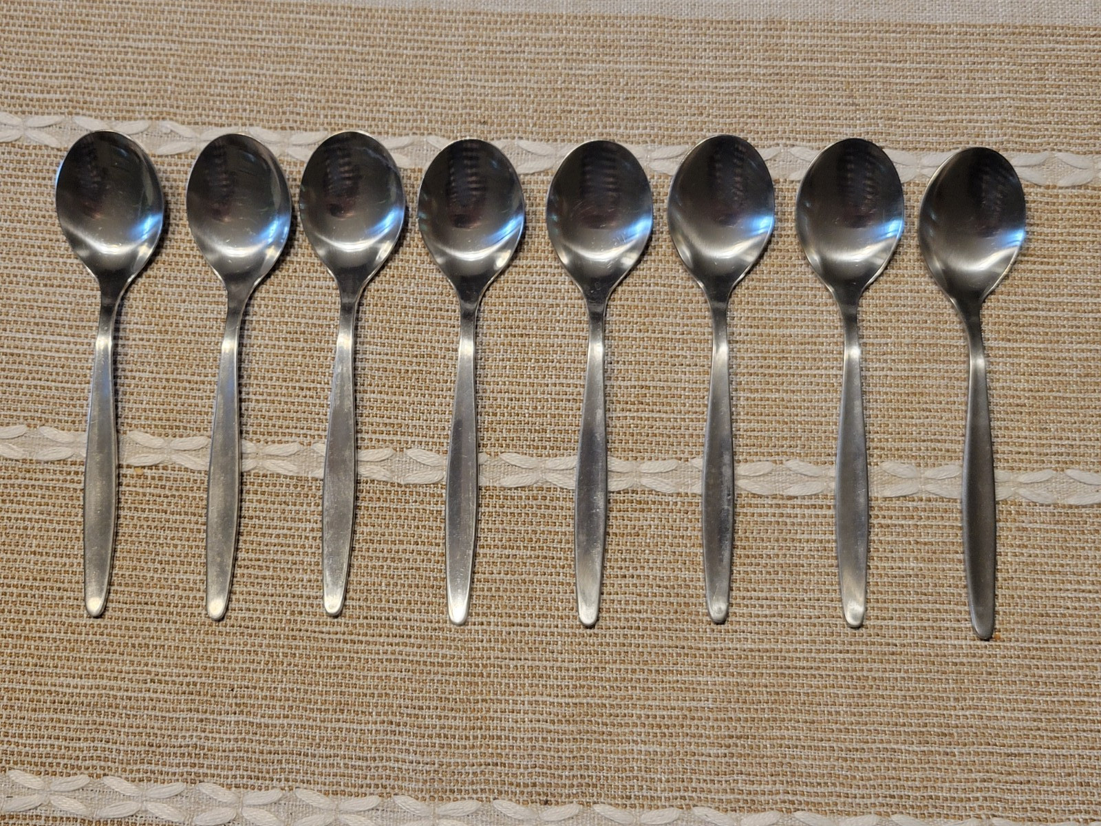 8 WMF Fraser Laurel (Older) Teaspoons 6 1/8