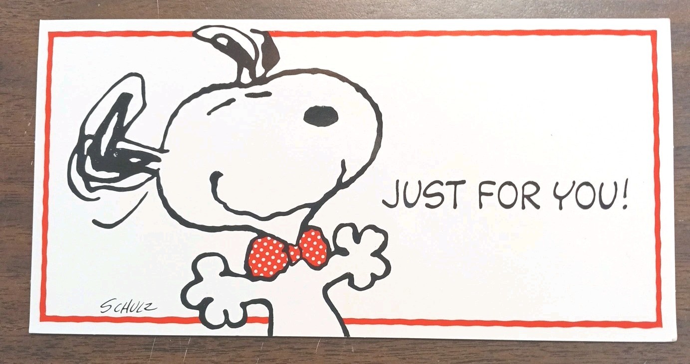 Lot Of 25 Unused Hallmark SNOOPY Schulz Greeting Birthday Card Cartoon 10