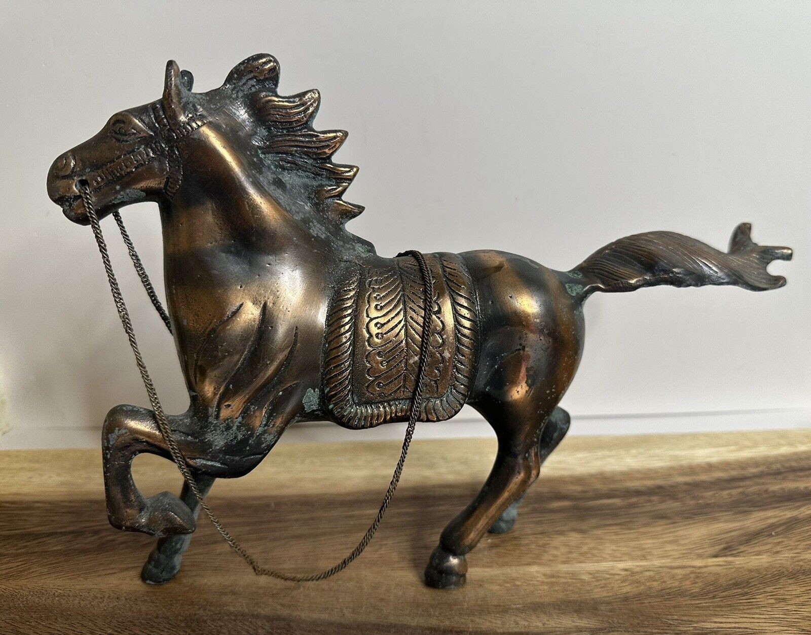 Vintage Metal Galloping Horse