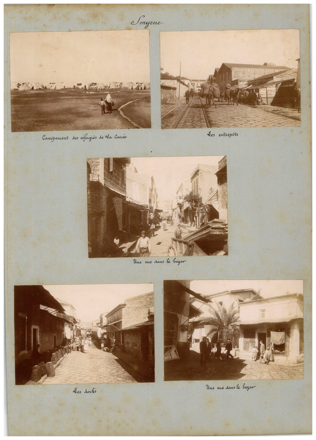 Turkey, Smyrna, A Street in the Bazaar, Warehouses, Docks, Vintage Prints Turkey, Smyrna, A Street in the Bazaar, Warehouses, Docks, Vintage Prints