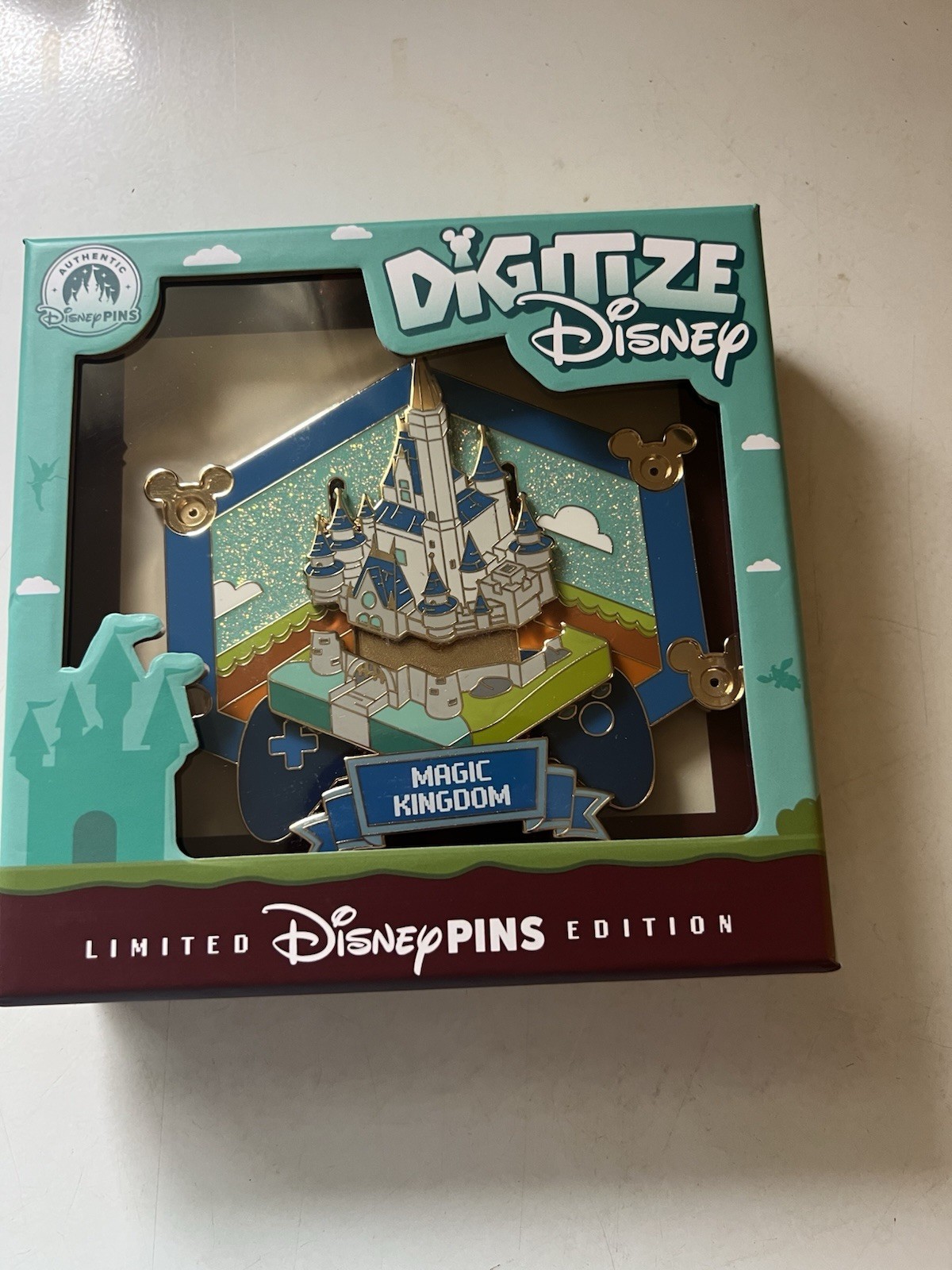 2026 Disney Parks Digitize Disney Magic Kingdom Castle Jumbo Pin LE 3000 NEW