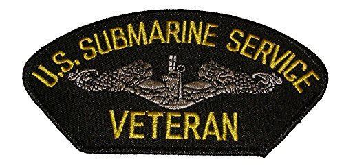 USN NAVY SUBMARINE SERVICE VETERAN W/ SILVER DOLPHINS PATCH ENLISTED SAILOR