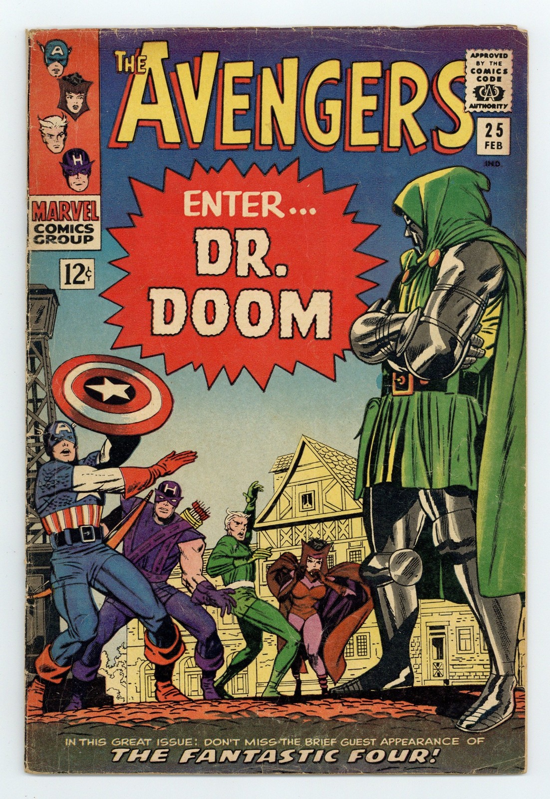 Avengers #25 GD+ 2.5 1966