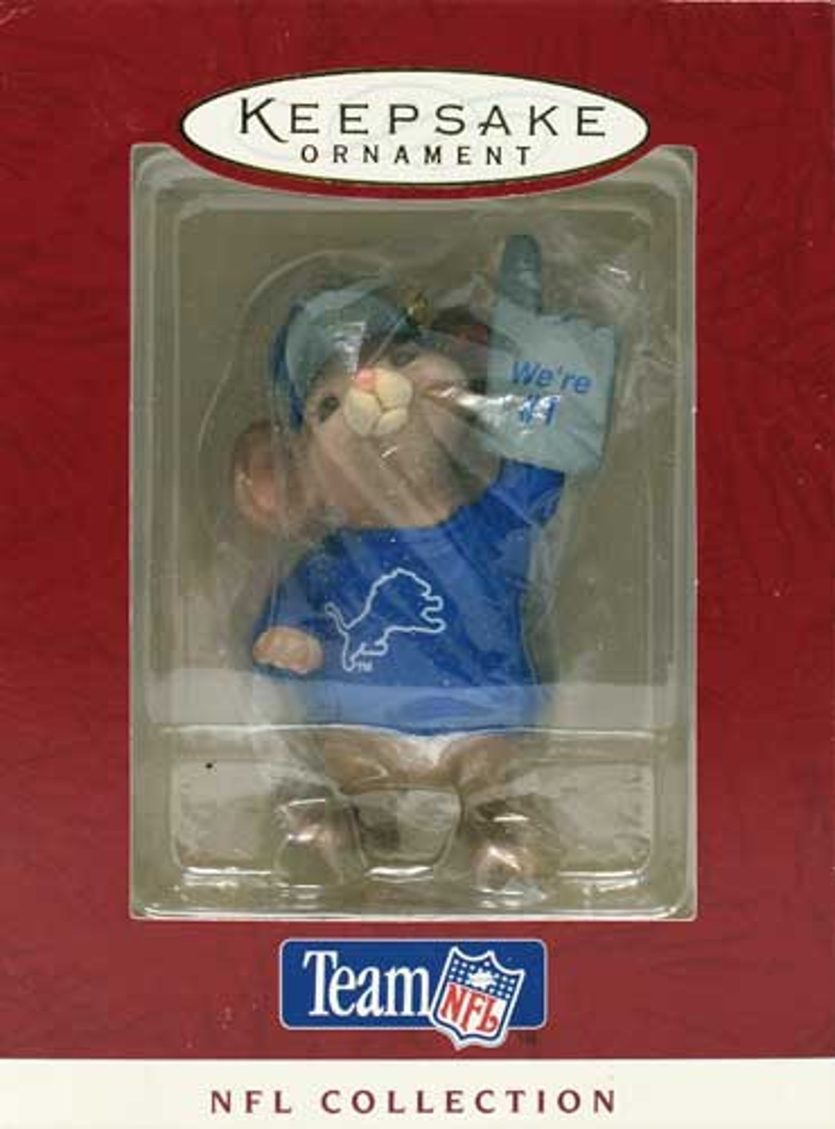 1996 NFL Collection, Detroit Lions Hallmark Ornament 1996 NFL Collection, Detroit Lions Hallmark Ornament