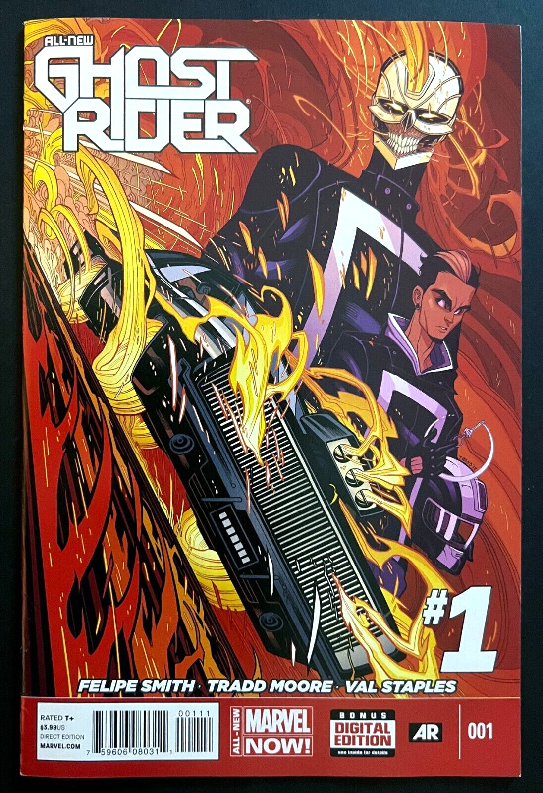 ALL-NEW GHOST RIDER #1 1st Robbie Reyes Appearance Marvel Comics 2014