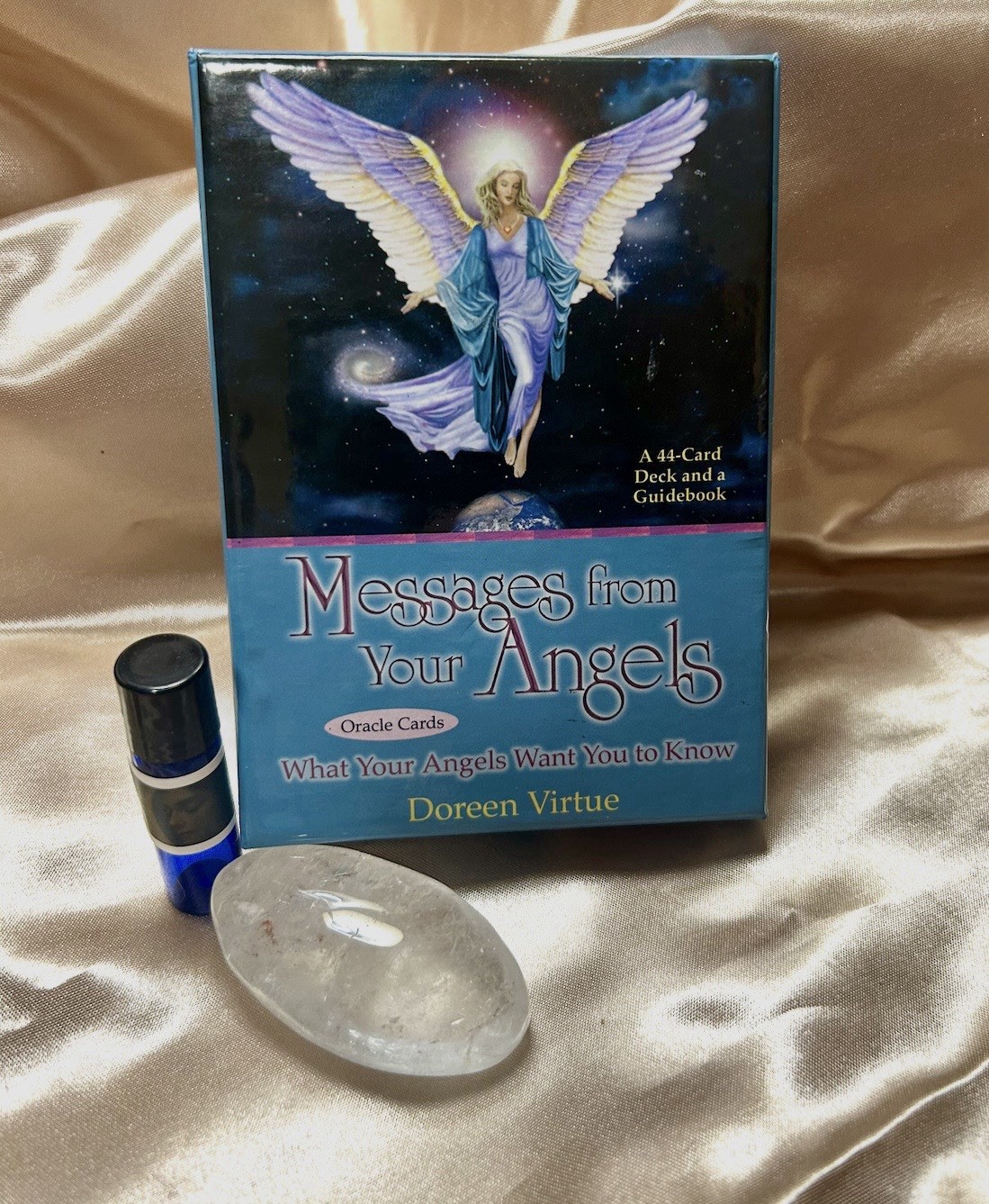 Doreen Virtue Messages From Your Angels Oracle Cards & Fragrance Oil Set