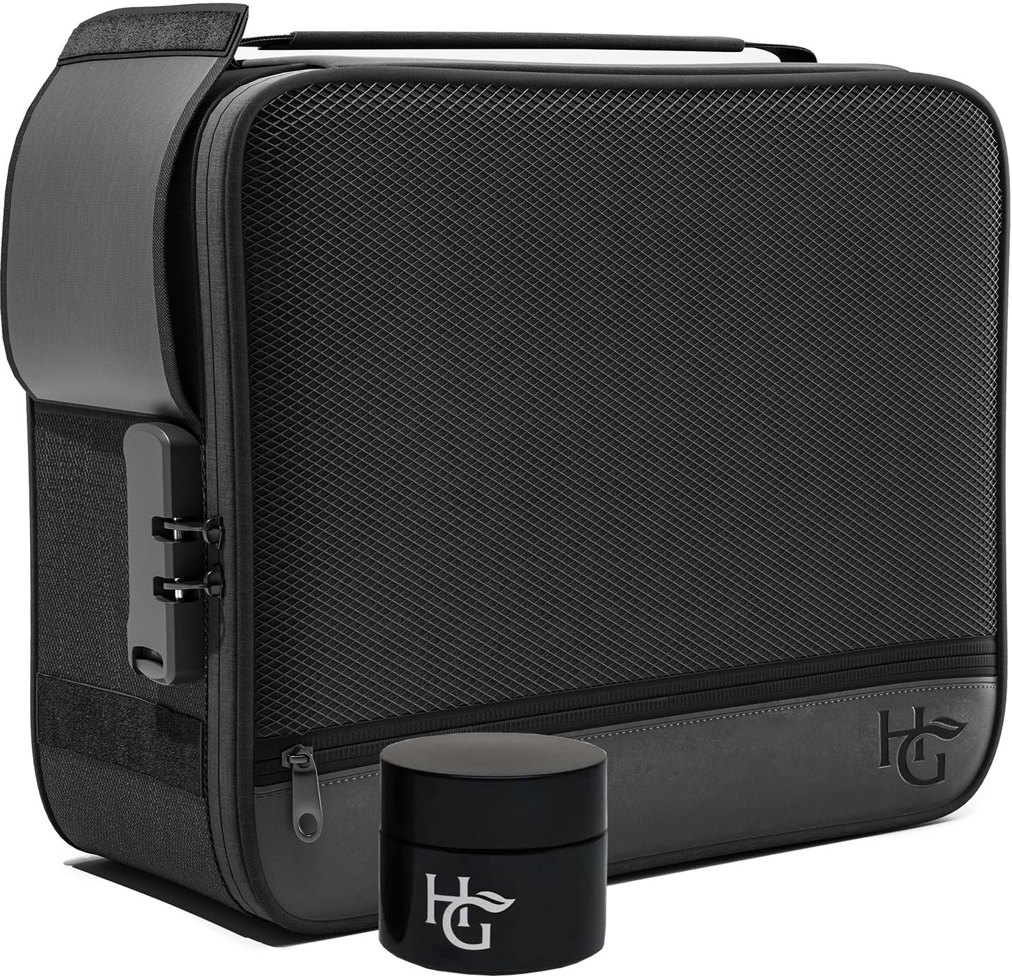 Herb Guard Large Smell Proof Bag & Case with Combination Lock (Holds Up to 3 Oun