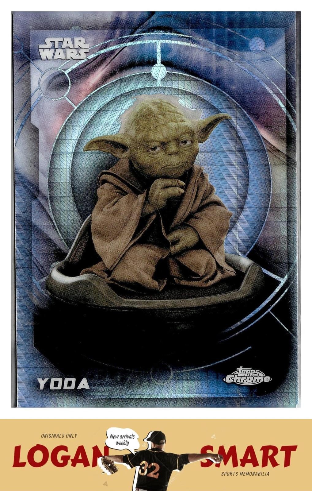 Yoda 2026 Topps Chrome Star Wars Prism Refractor #44