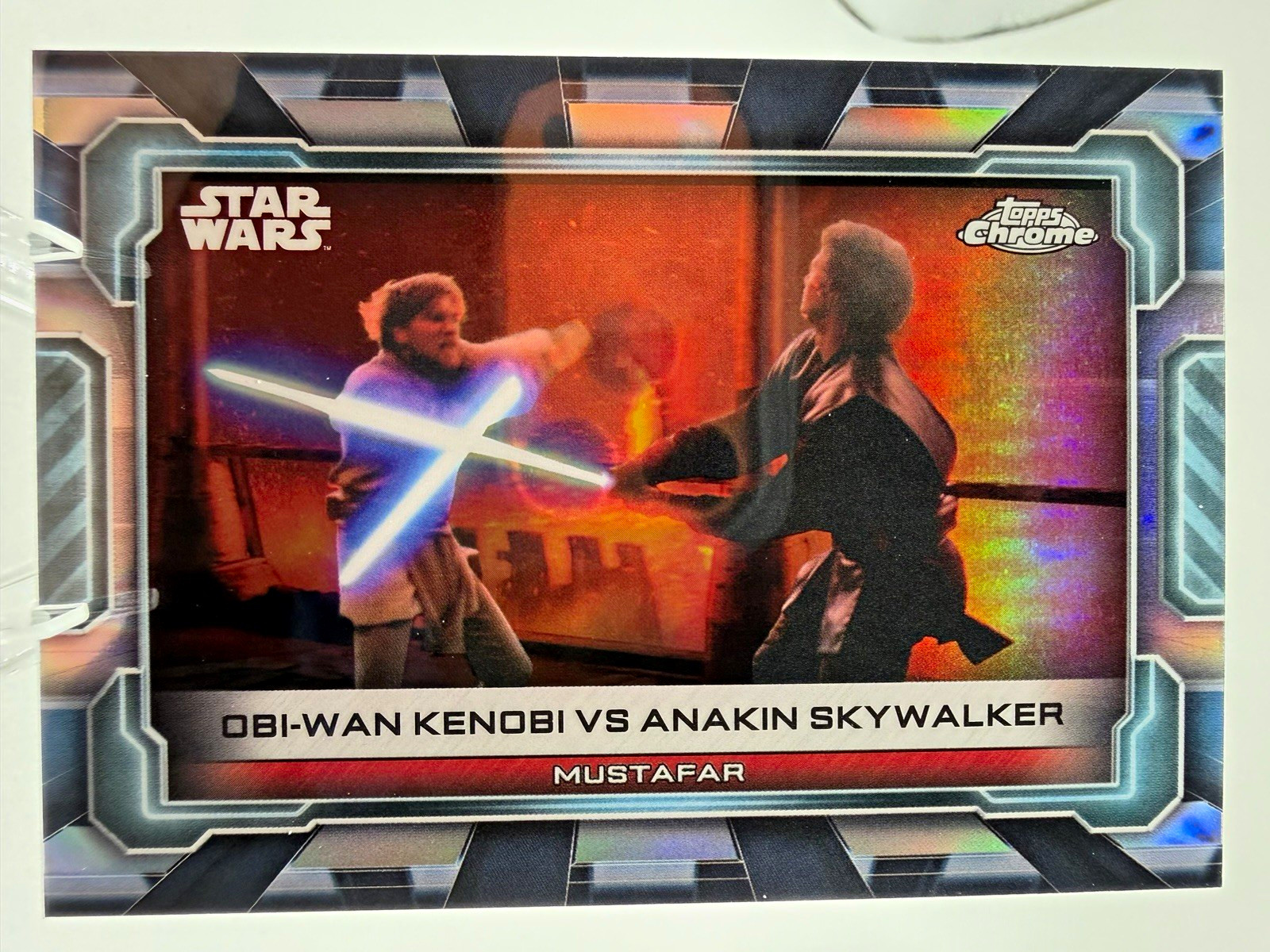 Topps 2015 Star Wars Chrome Galactic Evolutions GE-4 Obi-Wan vs Anakin Topps 2015 Star Wars Chrome Galactic Evolutions GE-4 Obi-Wan vs Anakin