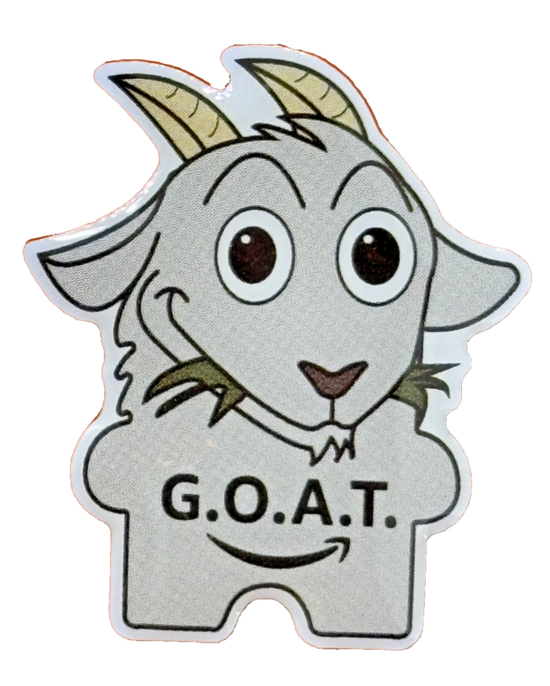 G.O.A.T. Greatest of all time GOAT Amazon peccy pin