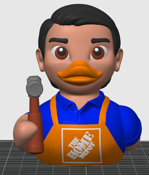 Worker Duck The Home Depot Male Duck  Get Ducked, Dashboard Buddy