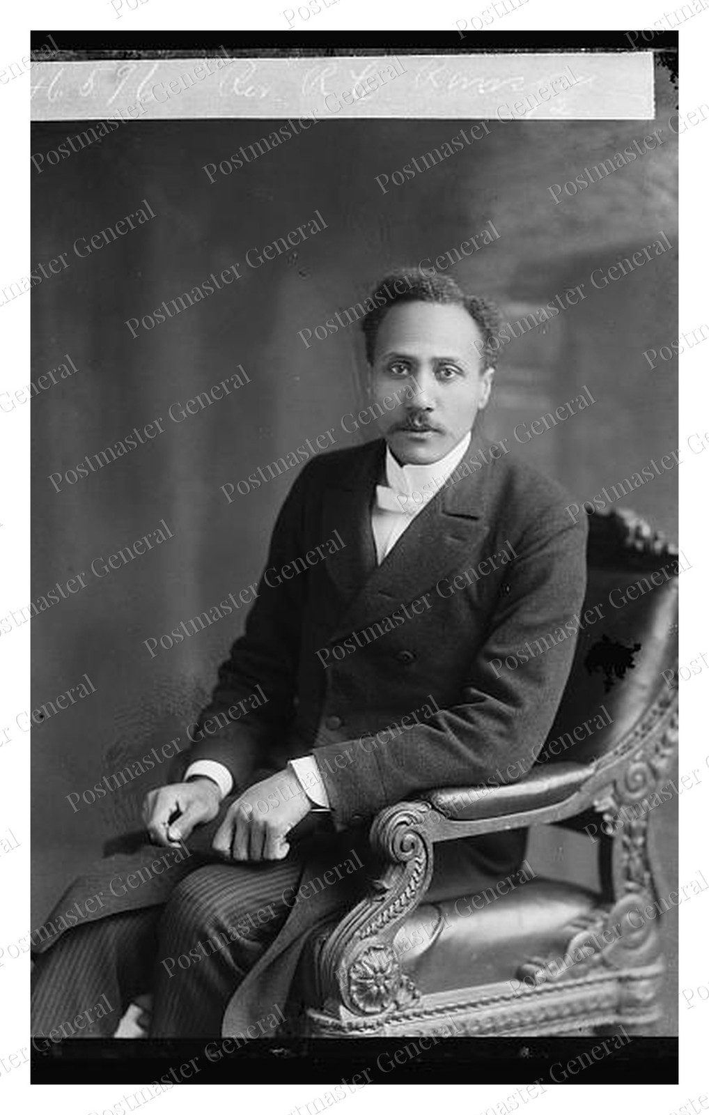 Seated Portrait Standard Postcard COPY RPPC