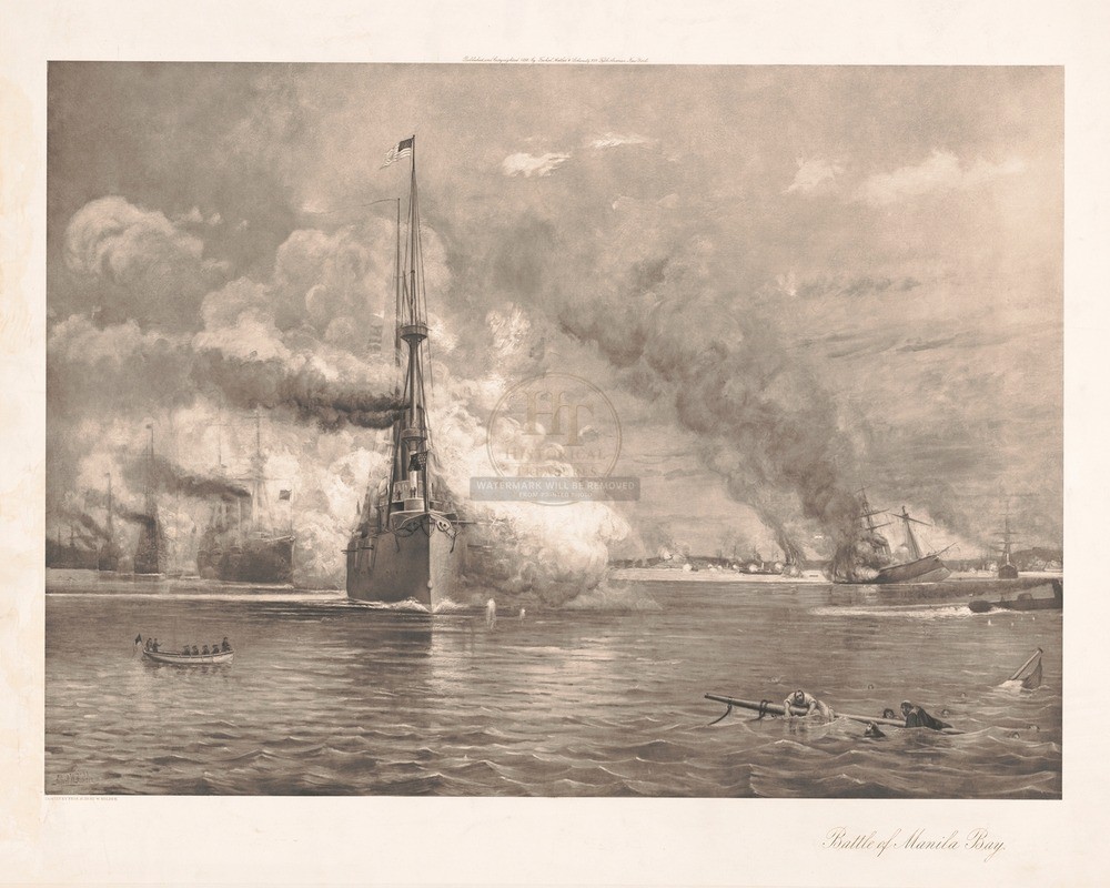 Battle of Manila Bay 1898 8x10 Print HT5134230