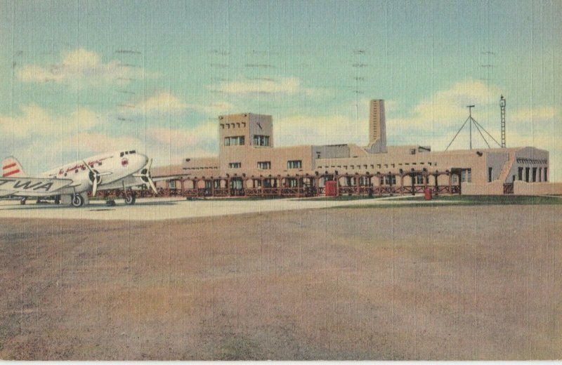 ALBUQUERQUE New Mexico 1941 Admin Bldg Airport OLD PHOTO