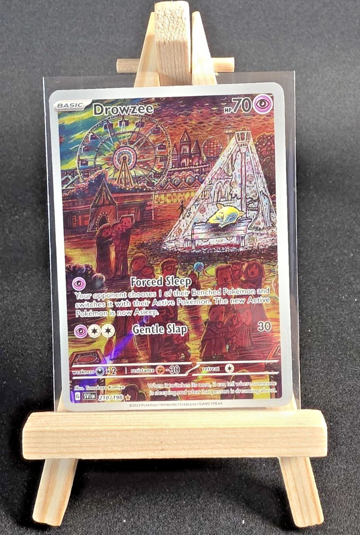 Pokemon Drowzee 210/198 Scarlet & Violet Base SV1 Illustration Rare