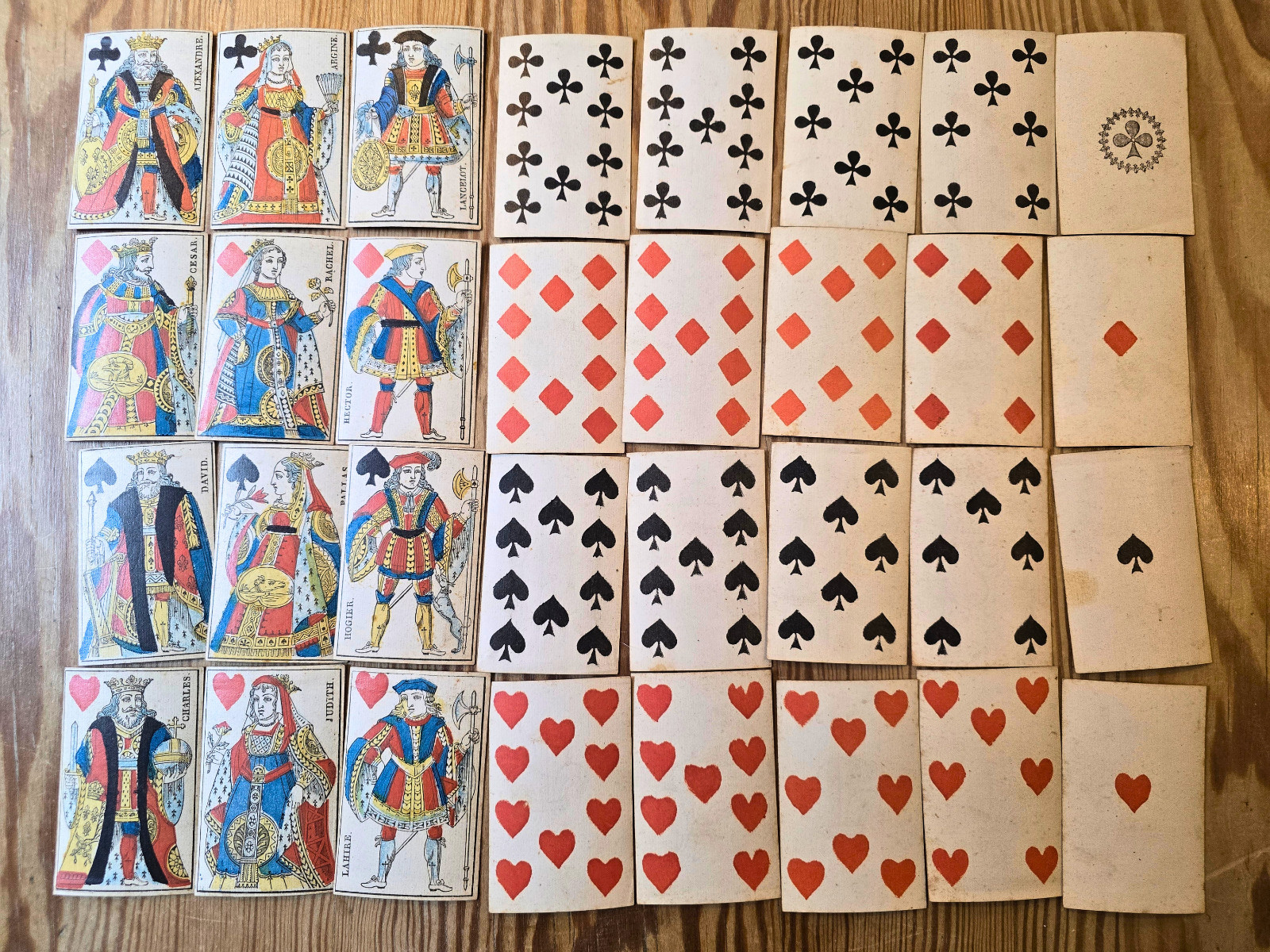 Antique French Piquet Playing Cards - 1816 Paris - FULL SET