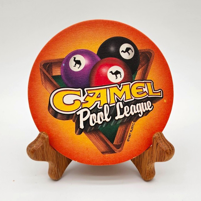 Vintage 1997 Camel Pool League Coaster RJR Tobacco Billiards Advertising NOS Ea.