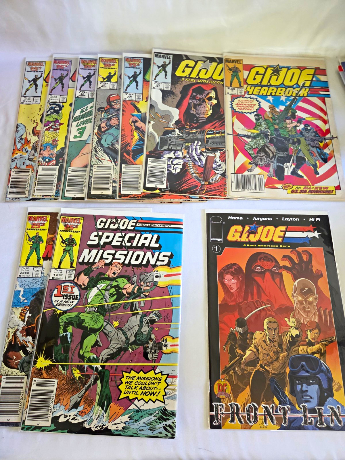 Marvel G.I. Joe: A Real American Hero Comic Book Lot Special Missions Yearbook